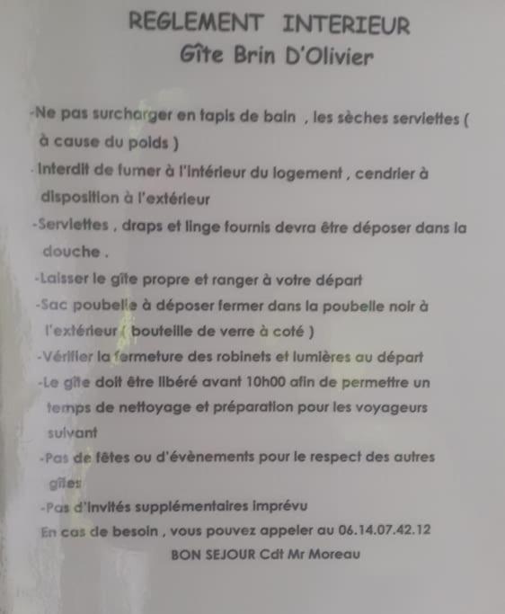 Appartement Brin D'olivier 2 Bougneau